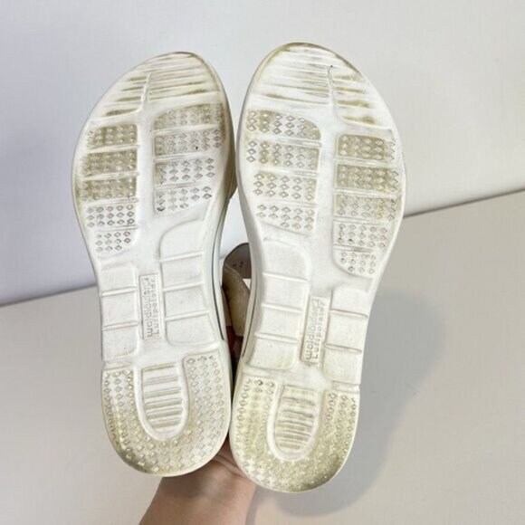 Waldlaufer Sina Metallic Silver Leather Comfort Sandals - Picture 6 of 8